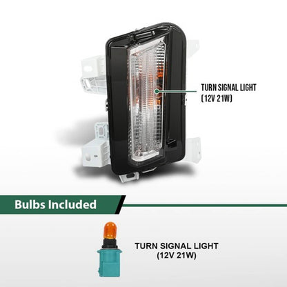 Solid Spare Halogen Parking Signal Light Front Left Fit For 2017 2018 2019 Cadillac XT5