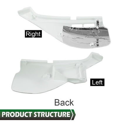 Solid Spare Side Cover Panel Side Fairing Left+Right Fit For 1993-2021 Honda XR650L White