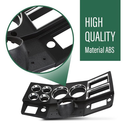 Solid Spare Fit For 1984-1987 Chevrolet GMC Truck Gauge Instrument Dash Bezel Trim With A/C