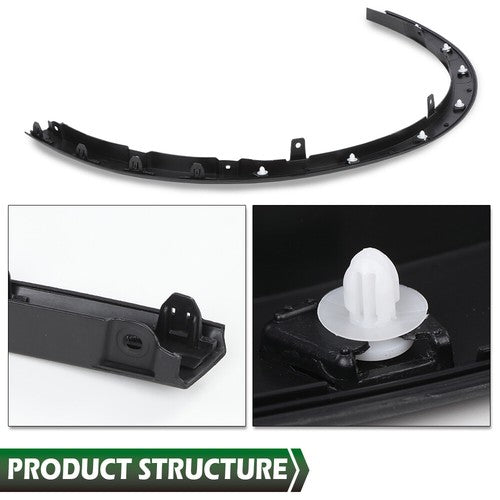 Solid Spare Fit For Toyota C-HR 2018-2022 Driver Side Front Wheel Opening Molding