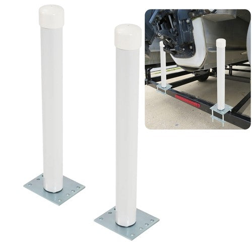 Solid Spare 2pcs 22” Steel Boat Trailer Post Guide For Pontoon Ski Fishing Boat or Sailboat