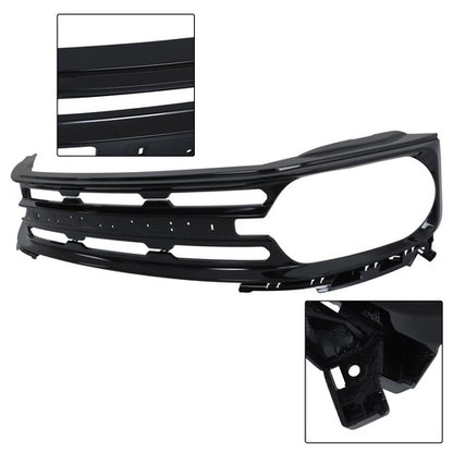 Solid Spare Front Bumper Upper Grille Replacement Plastic For Ford Bronco Sport 2021-2023