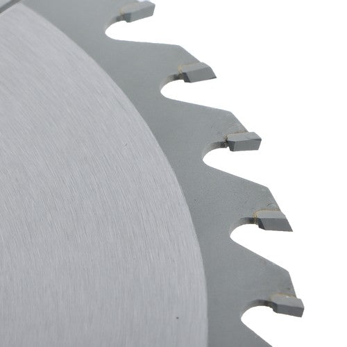Solid Spare Heavy-Duty 10"×30mm×40T Carbide Saw Blade for Wood & Metal, Silver Finish