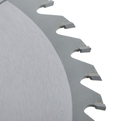 Solid Spare Heavy-Duty 10"×30mm×40T Carbide Saw Blade for Wood & Metal, Silver Finish