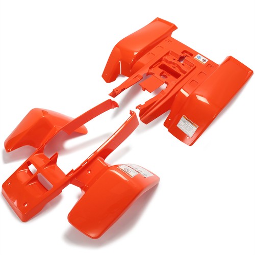 Solid Spare Orange Front & Rear Fenders Plastic Body Kit For 87-06 Yamaha Banshee 350 YFZ350