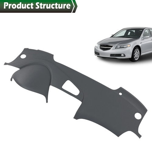 Solid Spare Fit For 2004-2008 Acura TL Sedan Front Upper Dash Board Cover Cap Light Gray