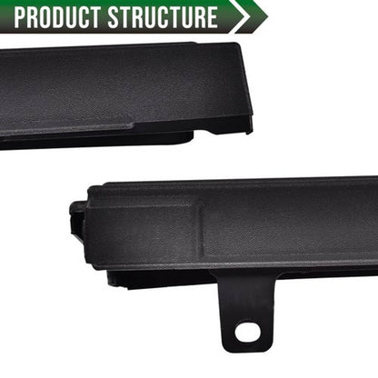 Solid Spare Fit For 2009-2014 Ford F150 Flexible Flex Step Tailgate Molding Trim Black New