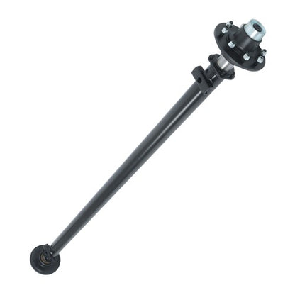 Solid Spare Trailer Axle-7000 lb Idler 8 Lug 95" Hubface 80" Spring Center/8 × 6.5 Bolt
