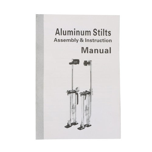 Solid Spare Aluminum Drywall Adjustable Height Stilts Tool For Painter Taping Red 24"-40"