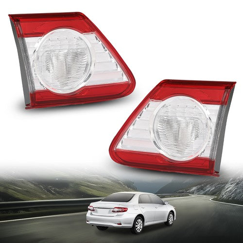 Solid Spare Rear Inner Tail Lights Fit For 2011 2012 2013 Toyota Corolla Left+Right Side