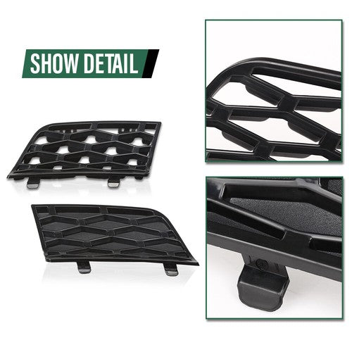 Solid Spare Front Bumper Air Inlet Grill Cover Left+Right Side Fit For 2006-2009 Range Rover