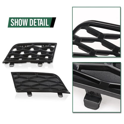 Solid Spare Front Bumper Air Inlet Grill Cover Left+Right Side Fit For 2006-2009 Range Rover