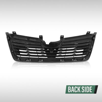 Solid Spare Fit For 2019-2021 Subaru Forester Front Bumper Lower Grille Grill Black Chrome