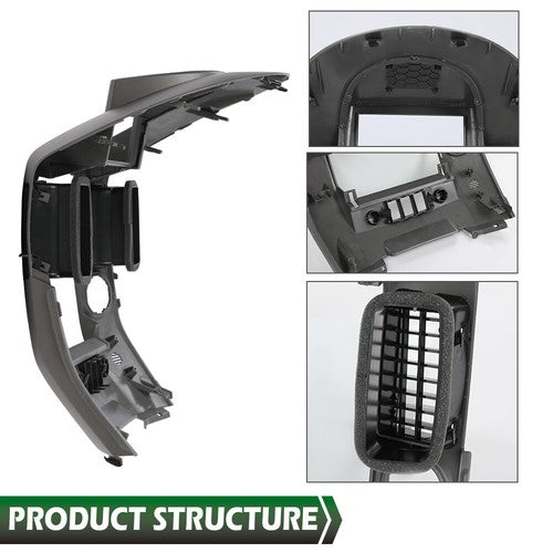 Solid Spare Center Dash Console Instrument Panel Bezel Fit For 04-06 Nissan Titan Armada