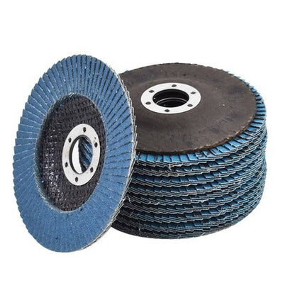 Solid Spare T29 100Pack 4.5''x7/8'' 80 Grit Premium Zirconia Flap Disc Sanding Grinding