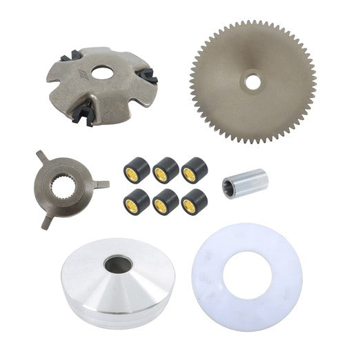Solid Spare Variator Assembly Front Clutch QMB139 For Gy6 50cc 49cc Scooter Moped Dirt Bike