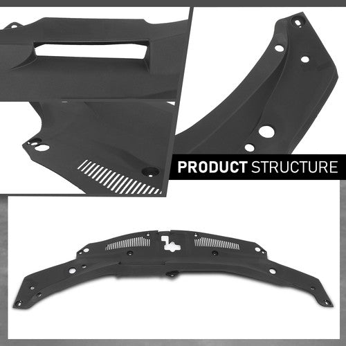 Solid Spare Radiator Support Cover For 16-20 Lexus RX350 RX350L RX450h RX450hL 532950E090