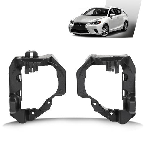 Solid Spare Front Bumper Fog Light Brackets Fit For 2014-2017 Lexus CT200h Left+Right Side