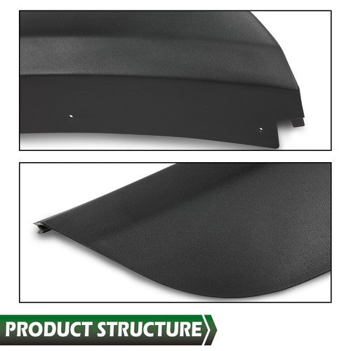 Solid Spare Front Bumper Face Bar Trim Molding Step Pad Fit For 2015-2022 Dodge Charger