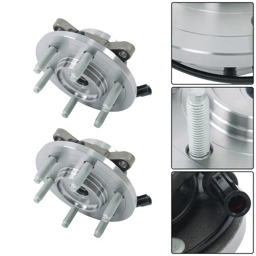 Solid Spare For Ford Expedition Lincoln Navigator 2000-2006 2x Front Wheel Hub Bearing 4WD