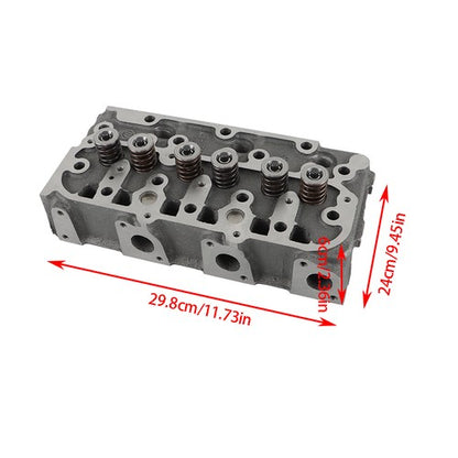 Solid Spare For Kubota D1305 B7610 Complete Cylinder Head With Valve Spring + Gasket Set