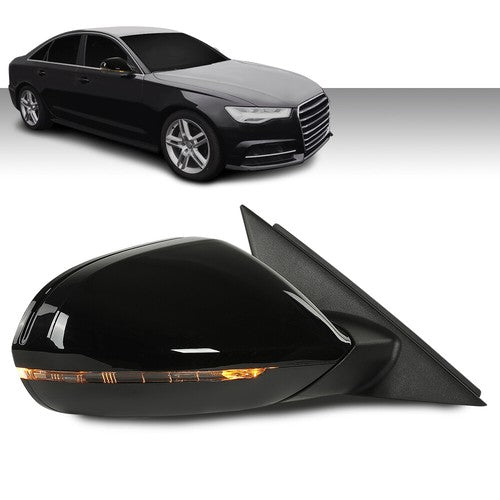 Solid Spare Side Mirror Fit For 2012-2018 Audi A6, A6 Quattro, S6 Passenger Right Side RH