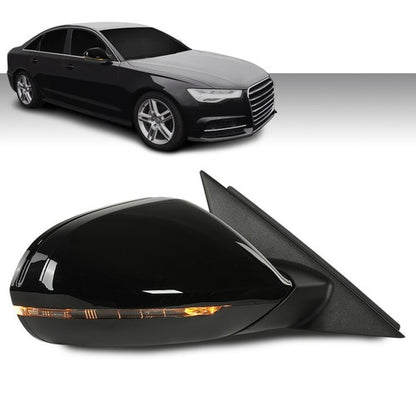 Solid Spare Side Mirror Fit For 2012-2018 Audi A6, A6 Quattro, S6 Passenger Right Side RH