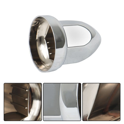 Solid Spare 33mm Chrome Semi TrucK Lug Nut Covers PUSH ON ABS Plastic 20 Pack