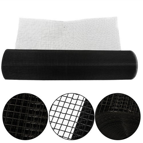 Solid Spare New 48in*100FT1/2In Hardware Cloth Chicken Wire Fence Vinyl Coated Welded Mesh