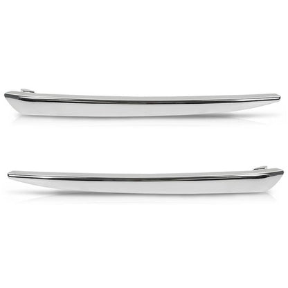 Solid Spare Fit For 2015-2020 Chevrolet Tahoe Suburban Front Bumper Trim Molding Left+Right