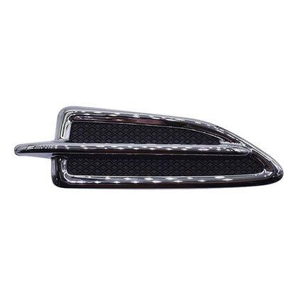Solid Spare For Ford Escape 2013-2015 Front Left Side Fender Vent Moulding Chrome Trim