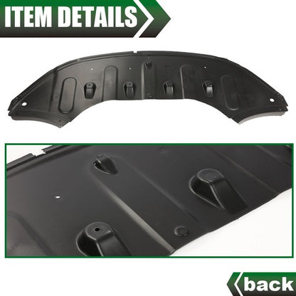 Solid Spare Fit For 2015-2017 Hyundai Sonata Front Engine Splash Shield Under Cover Black