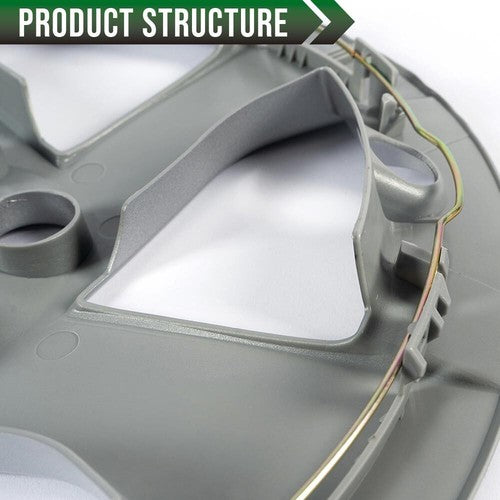 Solid Spare Fit For 2010-2015 Toyota Prius 15" Wheel Covers Hub Caps Full Rim Snap on Hubs