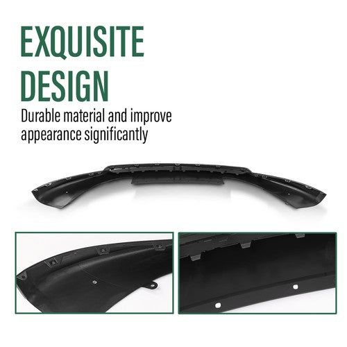 Solid Spare Front Air Dam Deflector Lower Valance Apron Fit For 2019-2021 Porsche Macan