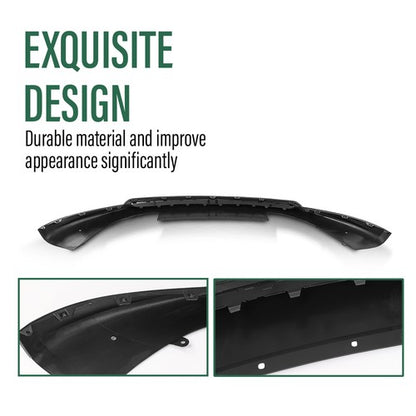 Solid Spare Front Air Dam Deflector Lower Valance Apron Fit For 2019-2021 Porsche Macan