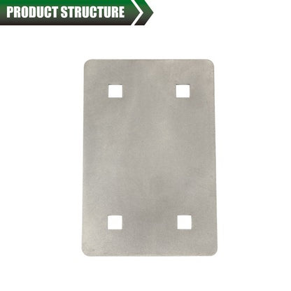 Solid Spare Fit For Saltdogg Snowex Western Spreader Vibrator Mount Plate With 1-1/2 Bolts