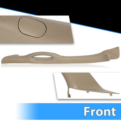 Solid Spare For 2004-2008 Ford F150 F-150 LH Driver Front A Pillar Trim Tan Interior Handle