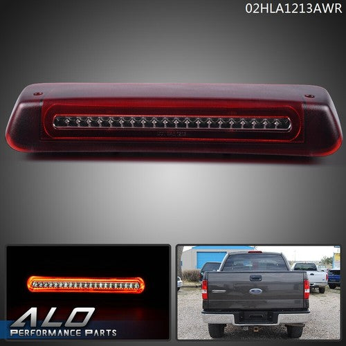 Solid Spare Fit For 04-08 Ford F-150 LED Third 3rd Brake Tail Light Cargo Lamp Red