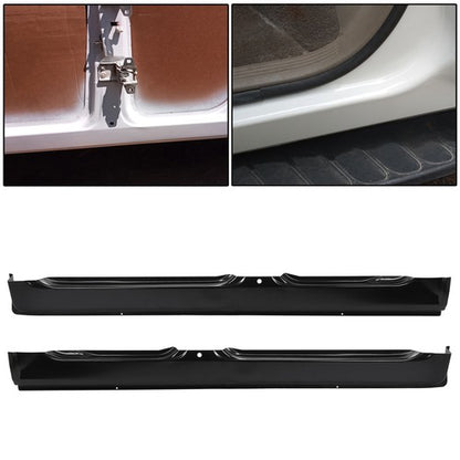 Left & Right Rocker Panel Steel For Dodge Ram Quad Cab 1500 2500 3500 2002-2008