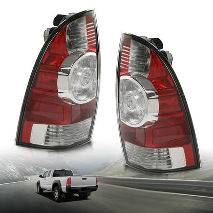 Solid Spare Tail Lights Brake Lamps Assembly Left+Right Fit For 2005-2015 Toyota Tacoma