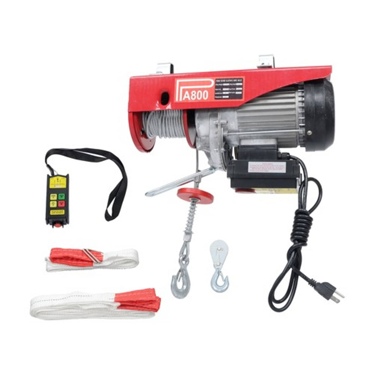 Solid Spare Mini Electric Hoist PA800 1760lbs 110V 1350W 328ft/100m Wireless Remote Control