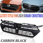For 2024 2025 Subaru Crosstrek Front Bumper Grille Black Mesh Grill  Assembly
