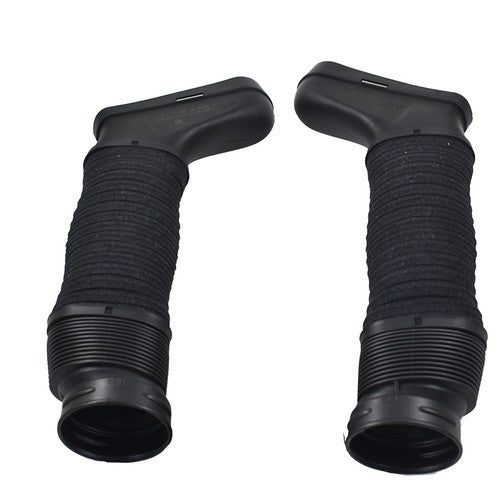 Solid Spare Fit For 2008-2011 Mercedes C300 C350 2× Air Intake Duct Hose Left & Right Black