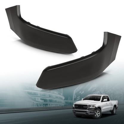Solid Spare 2pcs Front Upper Bumper End Fit For 2019-2024 Ram 1500 68403910AE 68403911AE
