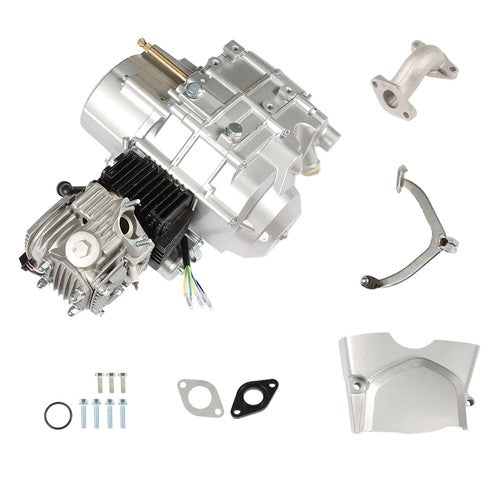 Solid Spare For ATV Quad Go Kart 125cc 4 Stroke ATV Engine Motor 3-Speed Semi Auto w/Reverse