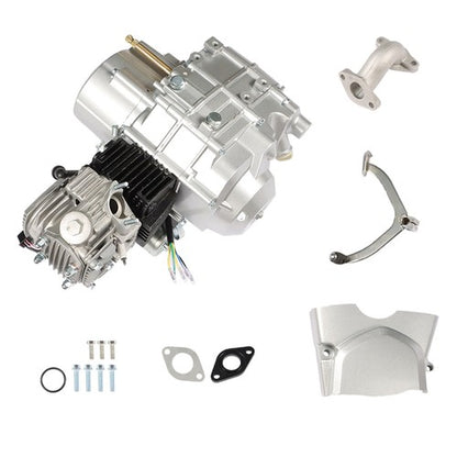 Solid Spare For ATV Quad Go Kart 125cc 4 Stroke ATV Engine Motor 3-Speed Semi Auto w/Reverse