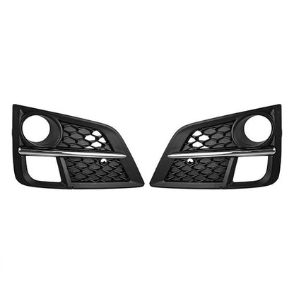 Front Bumper Fog Lights Lamps Cover w/Chrome Trim Fits 2018-2020 Honda Odyssey
