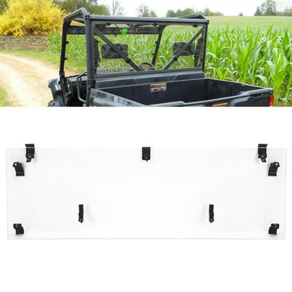 Solid Spare Rear Windshield For Arctic Cat Prowler Pro Cushman Cat Cuv82 85 102 105 2018-Up