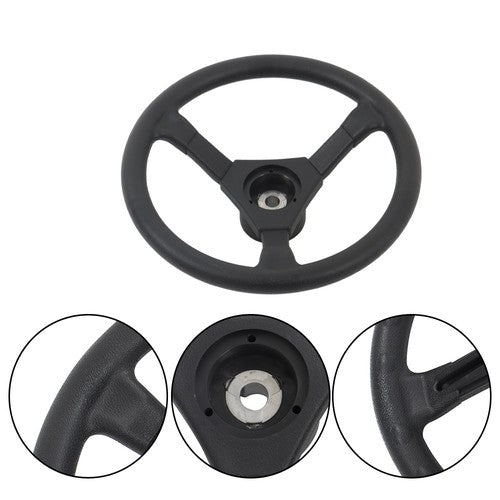 Solid Spare 17 Feet Boat Rotary Steering System Outboard Kit SS13217 Marine With 12.4" Wheel