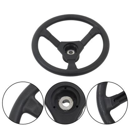 Solid Spare 17 Feet Boat Rotary Steering System Outboard Kit SS13217 Marine With 12.4" Wheel